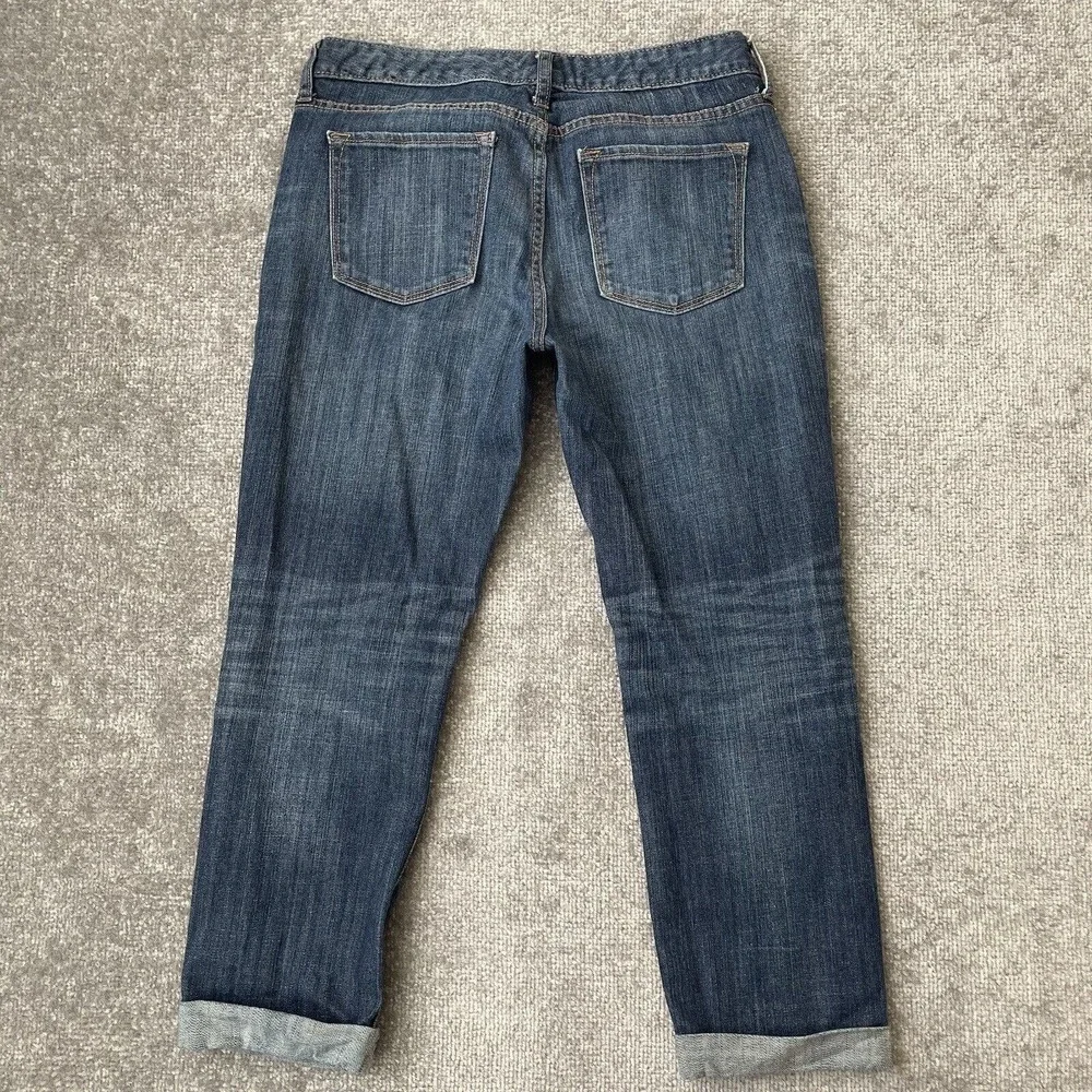 Banana Republic Jeans Womens 29/8 Cropped Rolled Cuff Casual Denim Capri Pants - Picture 9 of 11